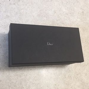 BNWOT DIOR EMPTY SUNGLASSES BLACK BOX WITH LOGO